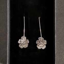 Fleurs suspendues - Argent