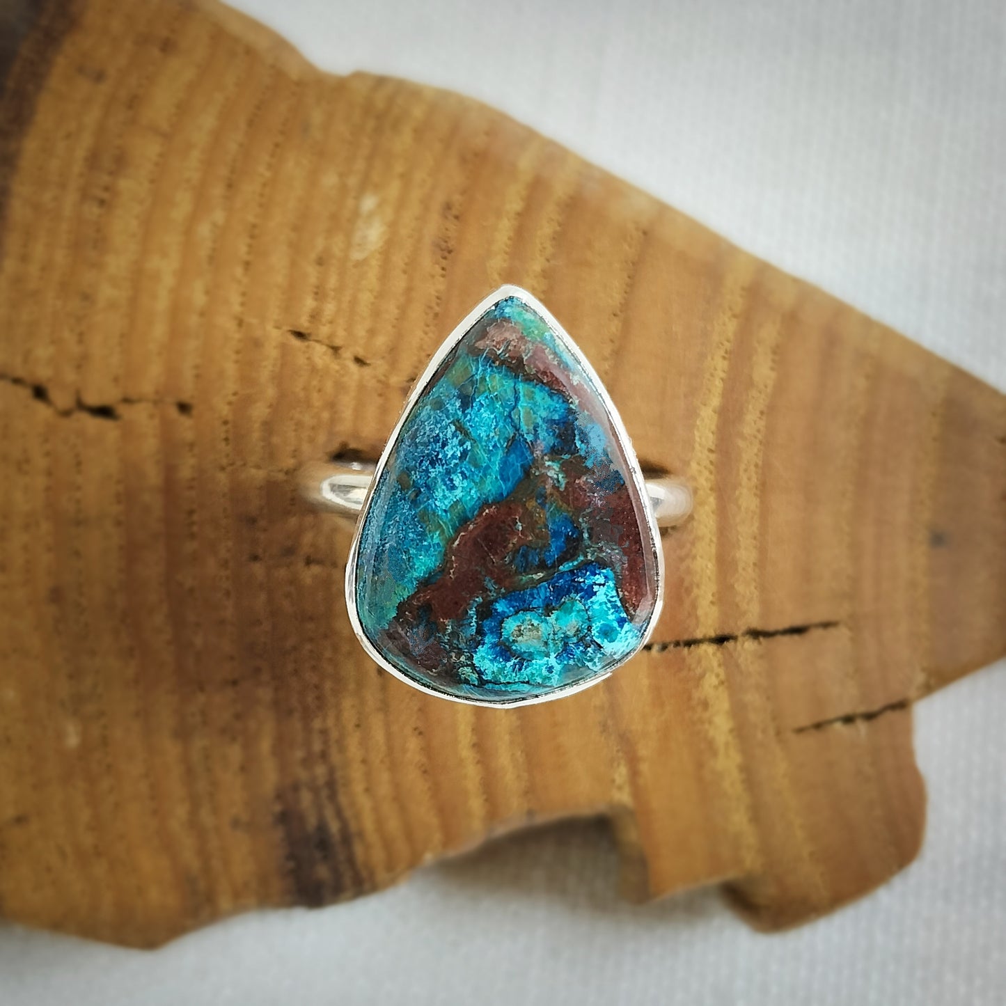 Espera - Argent & Chrysocolle Azurite